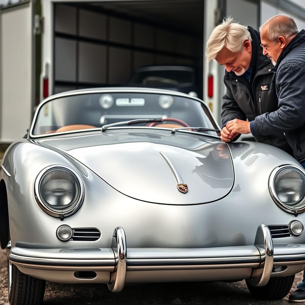 Vintage Porsche safely delivered after classic car shipping Vintage Porsche safely delivered after classic car shipping