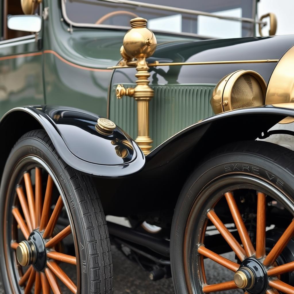 Vintage car from pre-1930 era being prepared for classic car shipping Vintage car from pre-1930 era being prepared for classic car shipping