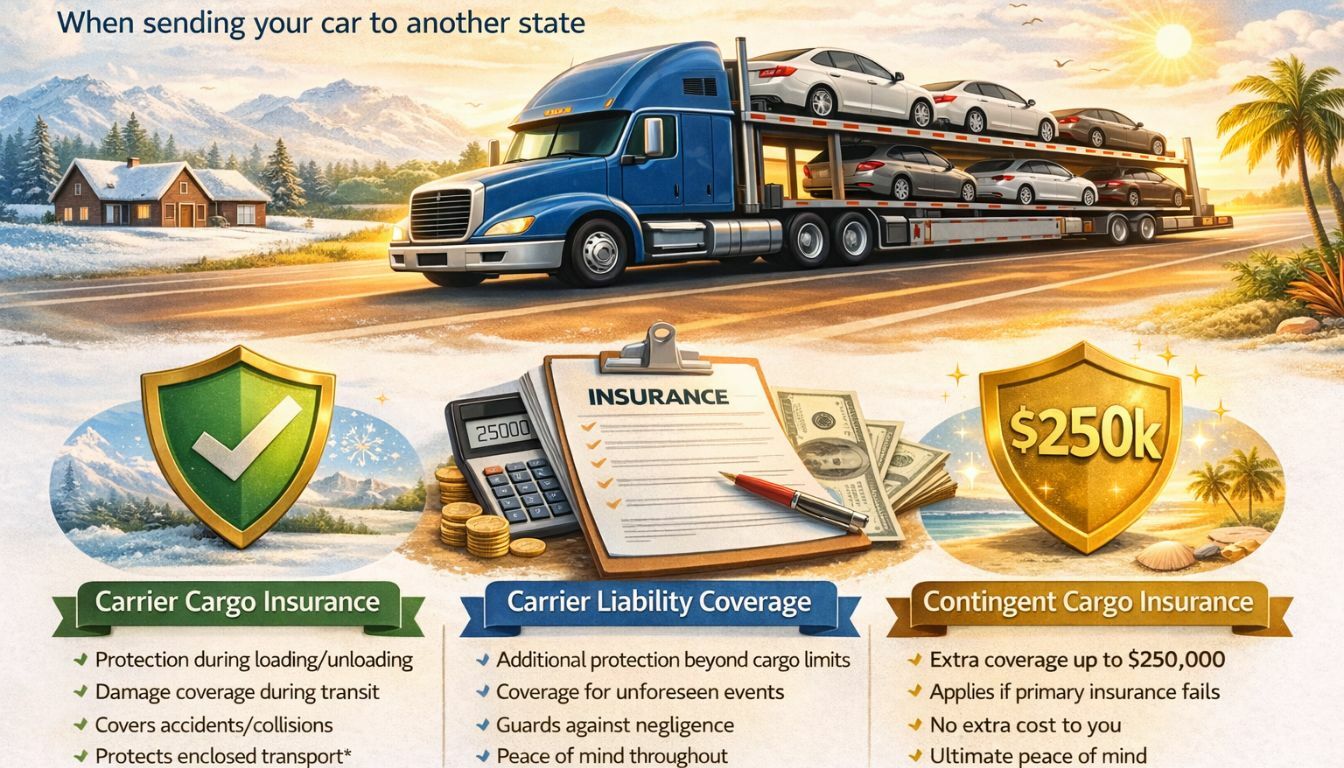 Comprehensive insurance coverage for state-to-state car shipping Comprehensive insurance coverage for state-to-state car shipping