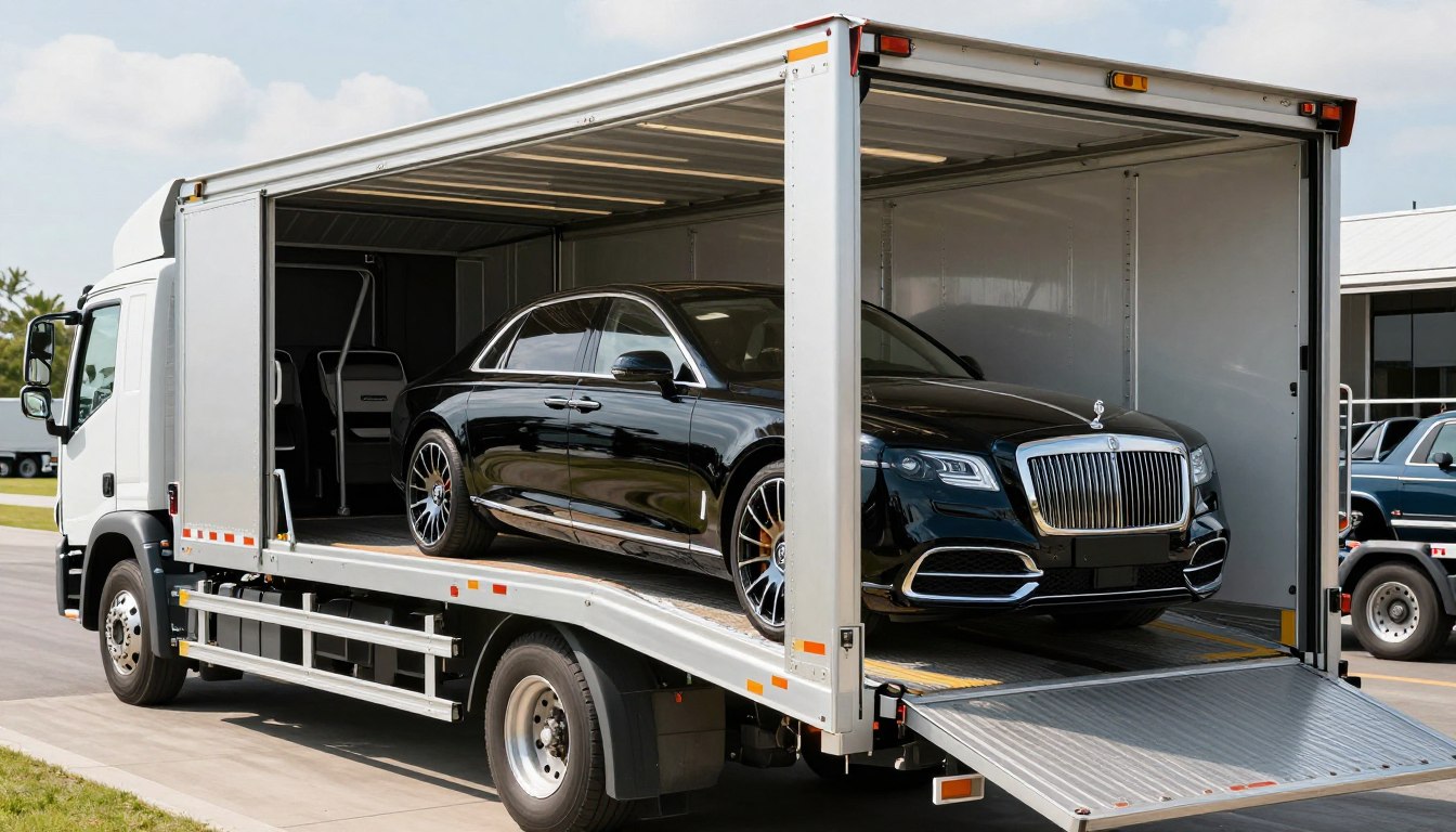 Enclosed auto transport for premium vehicle relocation Enclosed auto transport for premium vehicle relocation