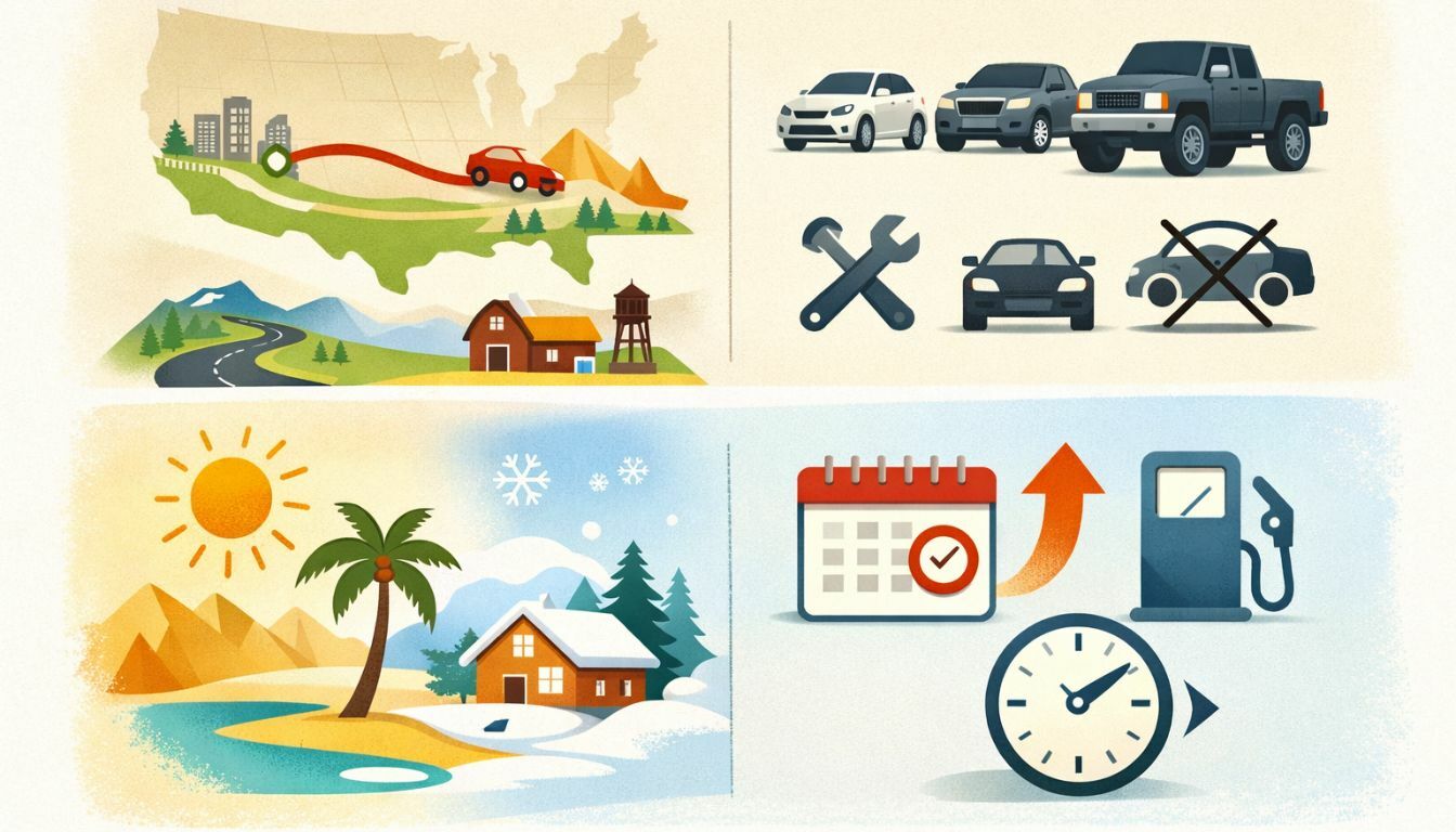 Factors affecting the cost to send a car to another state Factors affecting the cost to send a car to another state