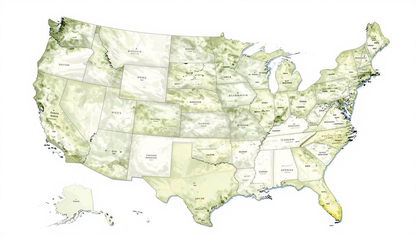 Map of nationwide military car shipping coverage with major military bases highlighted Map of nationwide military car shipping coverage with major military bases highlighted
