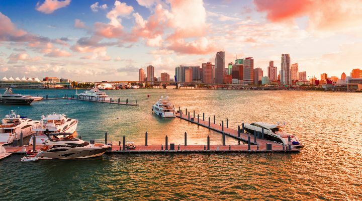 Northeast to Florida snowbird auto transport route map