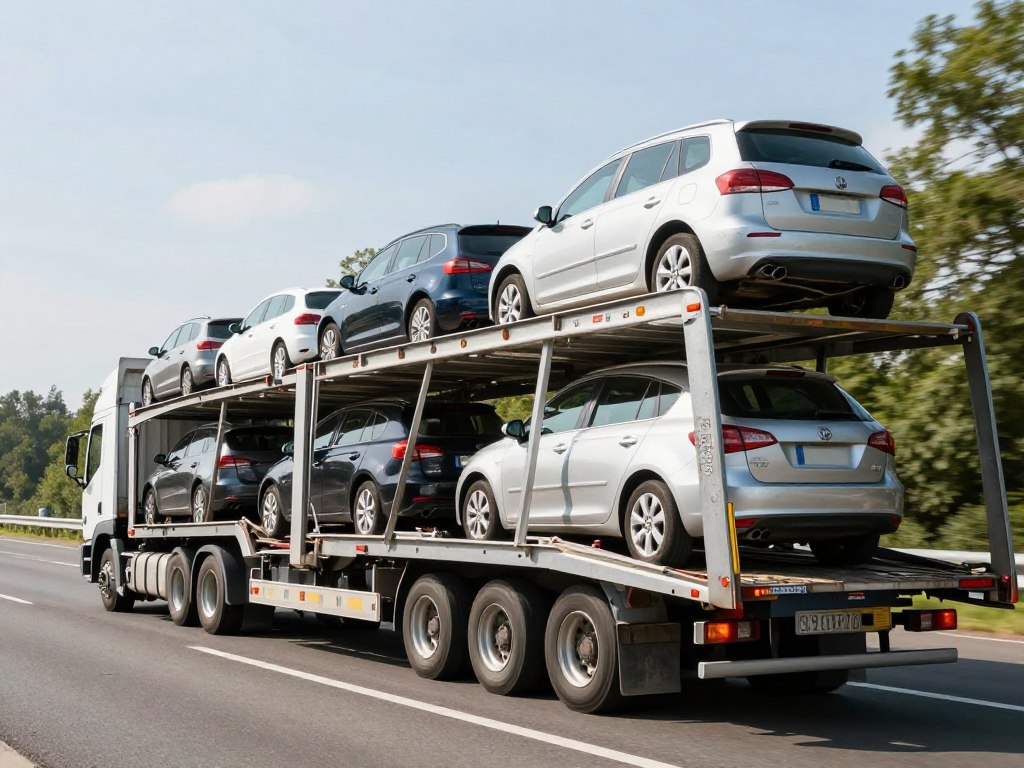 Open car transport for student vehicles Open car transport for student vehicles