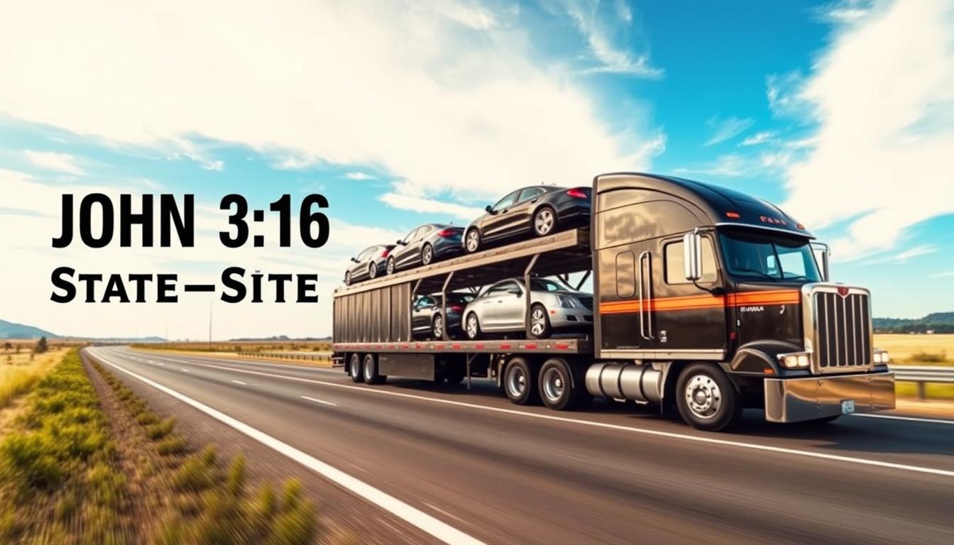 Professional state-to-state car shipping with John 3:16 Transport Professional state-to-state car shipping with John 3:16 Transport