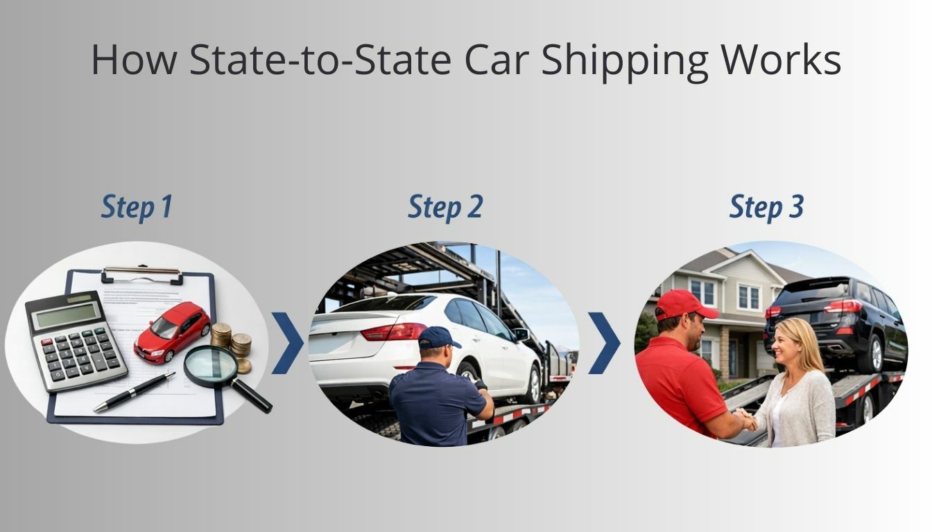 Three-step process of sending a car to another state with John 3:16 Transport Three-step process of sending a car to another state with John 3:16 Transport