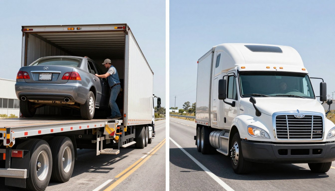 Comparing shipping vs driving a car to California Comparing shipping vs driving a car to California