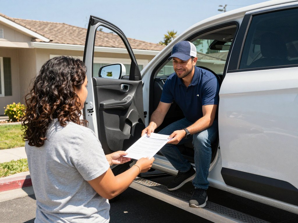 Door-to-door car delivery service in California Door-to-door car delivery service in California