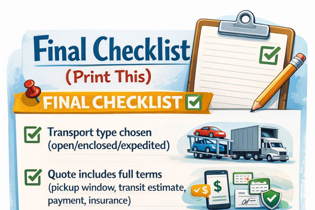 Final Checklist Print This 1 Final Checklist (Print This)