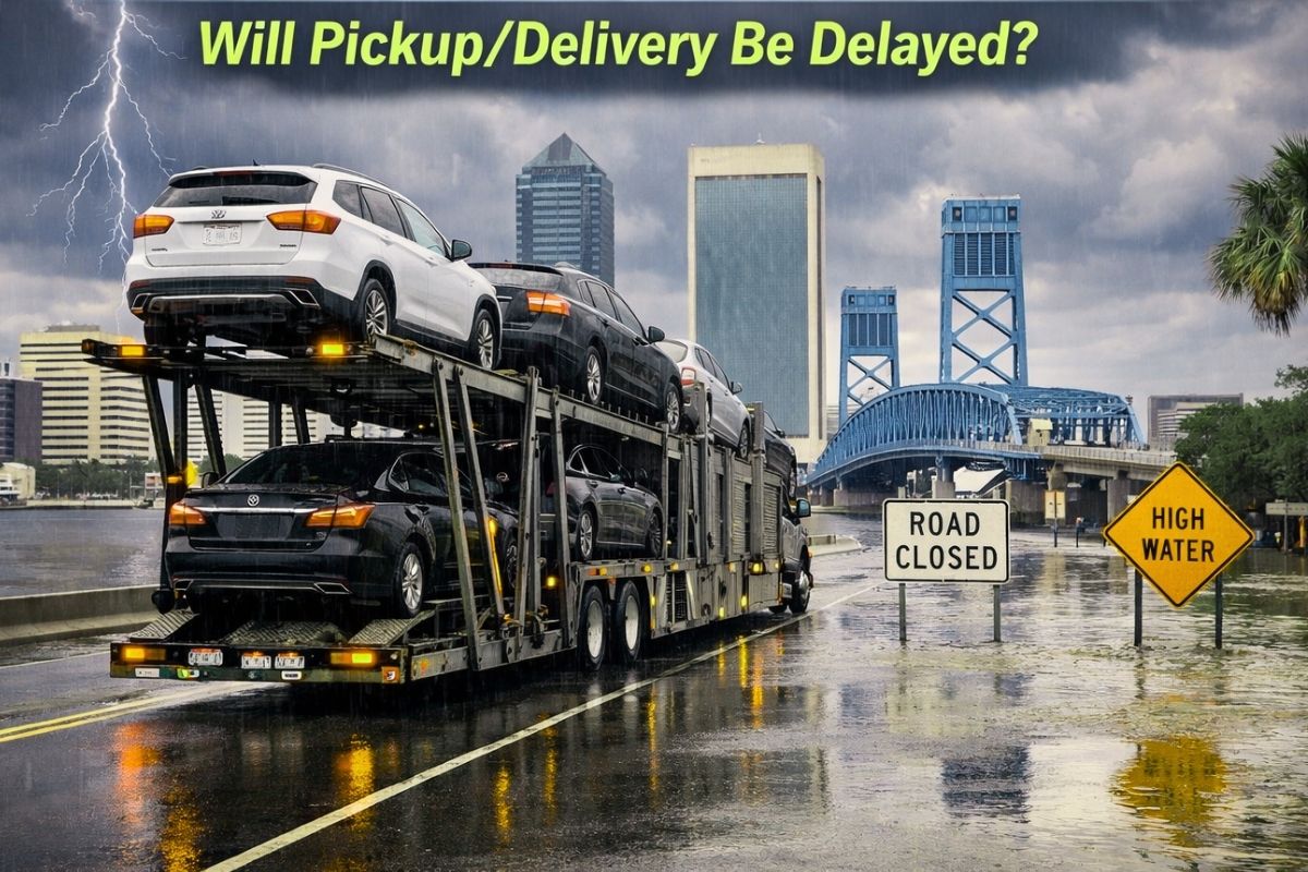 Jacksonville Weather - Will Pickup/ Delivery Be Delayed?