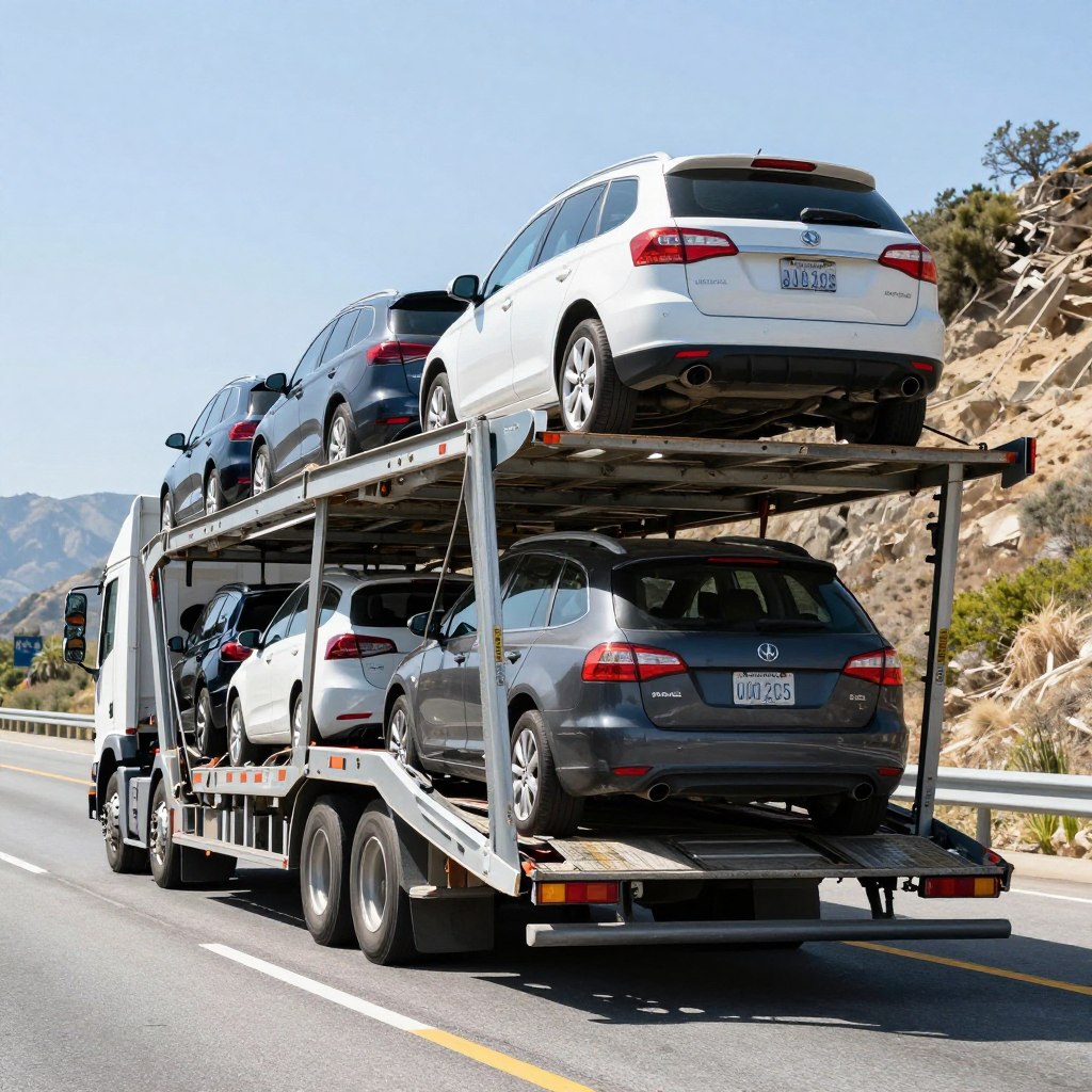 Open car transport carrier Open car transport carrier